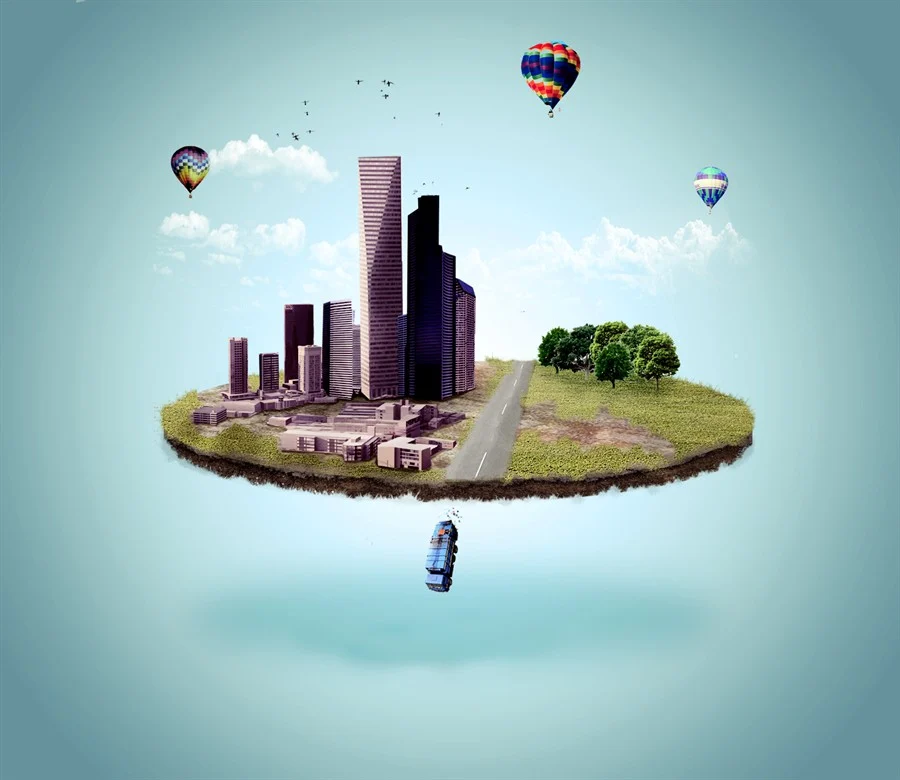 Обои для рабочего стола "Island City"